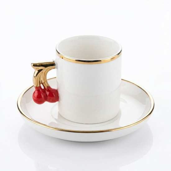 Coffee Cup and Saucer Set - 12 Pcs